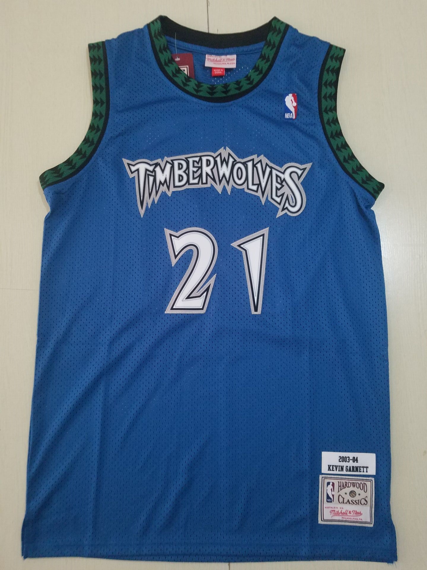 Men Minnesota Timberwolves #21 Garnett light Blue Adidas NBA Jerseys 2->utah jazz->NBA Jersey